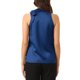 thumbnail image 3 of INSPIRE CHIC Blusas de Trabajo Sólidas sin Mangas para Mujer con Lazo en el Cuello de Satén Talla XL Azul Marino, 3 of 6