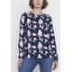 thumbnail image 3 of Sweater Mujer Camant Print Navy Melange Corona, 3 of 5