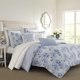 thumbnail image 3 of Funda de almohada Laura Ashley 66 cm Mila azul (ramio y algodón), 3 of 5