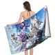 thumbnail image 4 of Honkai: Star Rail Toalla de playa de secado rápido con diseño temático, regalo para mujeres y niñas, ideal para cumpleaños, fans, amantes de la música, uso en la playa o al aire libre, 78 × 180 cm, 4 of 6