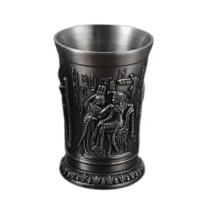 Magideal - Vaso, Copa Para Vino Egipcia Vintage, Copa Para Vino De Aleación De Zinc En Relieve Personalizada, Copa Para Vino, Para Bar, Vino, , Estaño Cleopatra