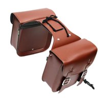 Ioensy - Bolsas De Sillín Para Motocicletas Bolsas Laterales Universales Para Asientos Traseros Accesorios Para Motocicletas Marrón