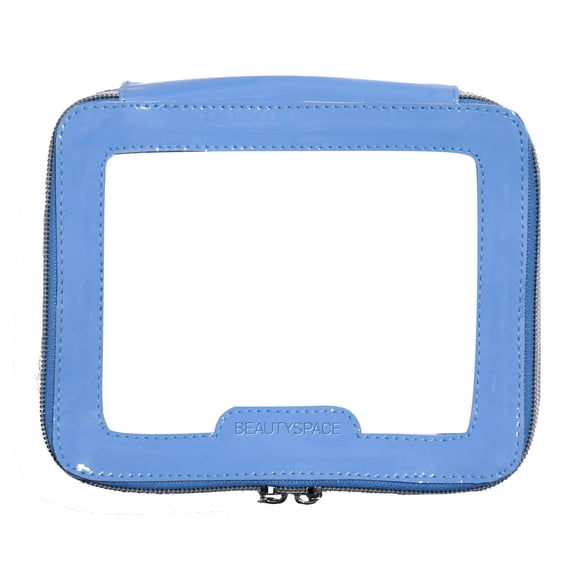 Neceser BEAUTYSPACE Periwinkle Transparente 6in Cierre