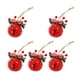 thumbnail image 4 of 5 Campanas De Navidad Multiusos Con Estrella Recortada Para Guirnalda De Ventana, Navidad, Rojo, 4 Cm, 4 of 5