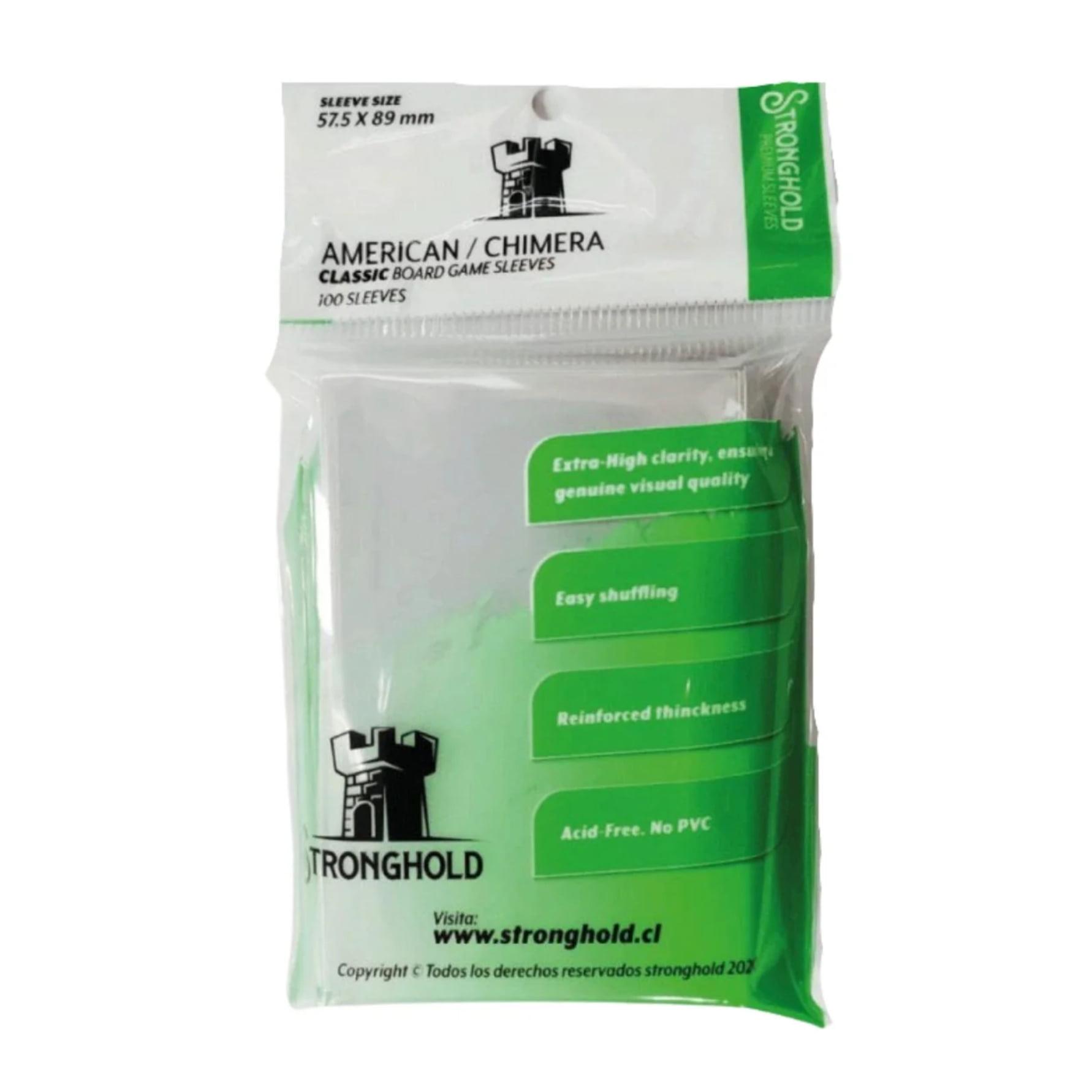 Stronghold Games - Fundas Stronghold Standard American/quimera 57.5x89mm