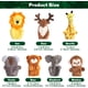 thumbnail image 3 of 7 marionetas de dedo de animales, lindas y suaves figuras de animales salvajes, juguetes novedosos, regalo para niños., 3 of 7