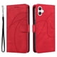 thumbnail image 3 of Funda tipo cartera con tapa para Samsung Galaxy A07 con tarjetero, soporte y cubierta magnética Rojo, 3 of 6