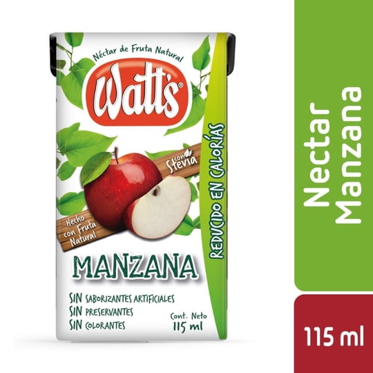 Néctar Manzana Caja 115 ml Watts