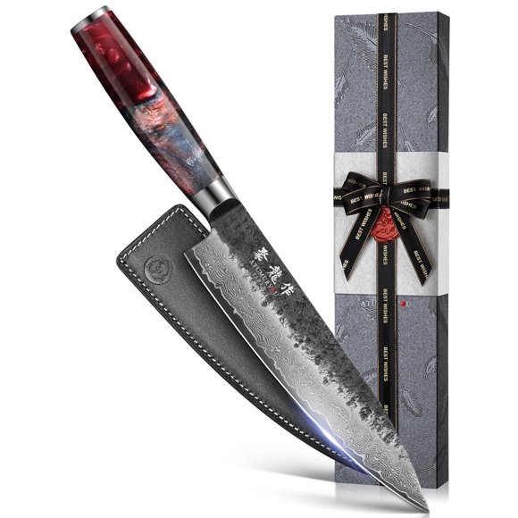 Cuchillo de Chef Atumuryou 20 cm Damasco VG10
