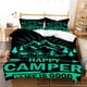 thumbnail image 1 of 3D Print Cartoon Happy Camper Bedding Set,Duvet Cover Bed Set Quilt Cover Pillowcase,King Queen Twin Size Boys Girls Adults, 1 of 5