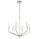 thumbnail image 3 of Lámpara Colgante Living District Enzo 6 Luces Cromo 56 cm, 3 of 9