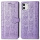 thumbnail image 1 of Funda Cartera FOXDOCK para iPhone 11 , Flip PU con Relieve de Gatos y Perros, Tarjetero y Soporte, 1 of 6