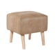 thumbnail image 1 of Pouf Burdeos Cuero Kentucky Beige, 1 of 1