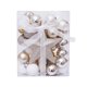 thumbnail image 3 of Adornos De Bolas De Navidad Estrella Decorativa En La Parte Superior Del árbol Para Vacaciones De Navidad Oro Blanco, 3 of 3