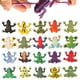thumbnail image 1 of Mini ranas de goma Toy ValeforToy con bolsa de regalo para niños, 1 of 3