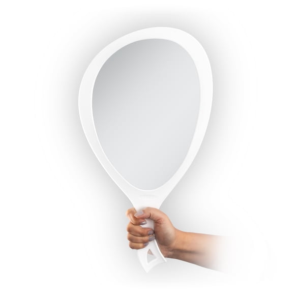 Espejo de mano Zadro Salon Professional extra grande blanco