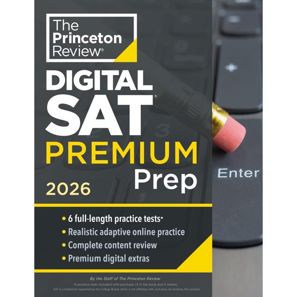 Preparación SAT Princeton Review 2026 Premium - 6 Pruebas