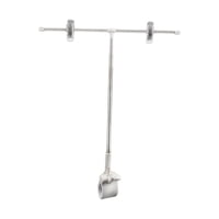 Magideal - Soporte De Exhibición De Papel Publicitario, Soporte Para Carteles, Portátil, Fácil De Usar, Soporte Para Carteles De Acero Inoxidable Para Tienda De