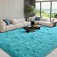thumbnail image 1 of Alfombra de Área FinRèc Home 244x152 cm Azul Esponjosa, 1 of 7