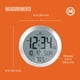 thumbnail image 5 of Reloj De Pared De Acero Inoxidable Digital Redondo De 20 Cm, 5 of 7