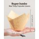 thumbnail image 3 of Capas para cupcakes estilo tulipán Jumbo 100 uds 7 cm - Bake Choice, 3 of 7