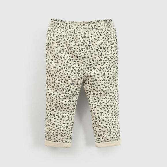 Pantalón Flores Nude - Colloky - PTCO04 beige 24 meses