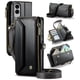 thumbnail image 1 of CaseMe Funda de Cuero para Samsung Galaxy S25 Edge con Billetera [Bloqueo RFID] con Ranura para Billetes con Zíper y 10 Tarjetas, Correa de Hombro y Muñeca Magnética de Cuero PU Suave para Samsung Ga, 1 of 13