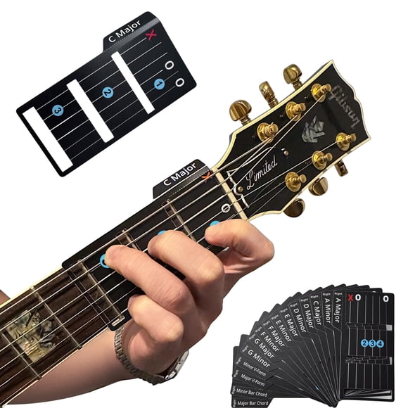 Kit Deluxe de Tarjetas de Acordes para Guitarra