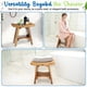 thumbnail image 5 of Banco de ducha EcoDecors Serenity, madera de teca impermeable, 300 libras, 5 of 9