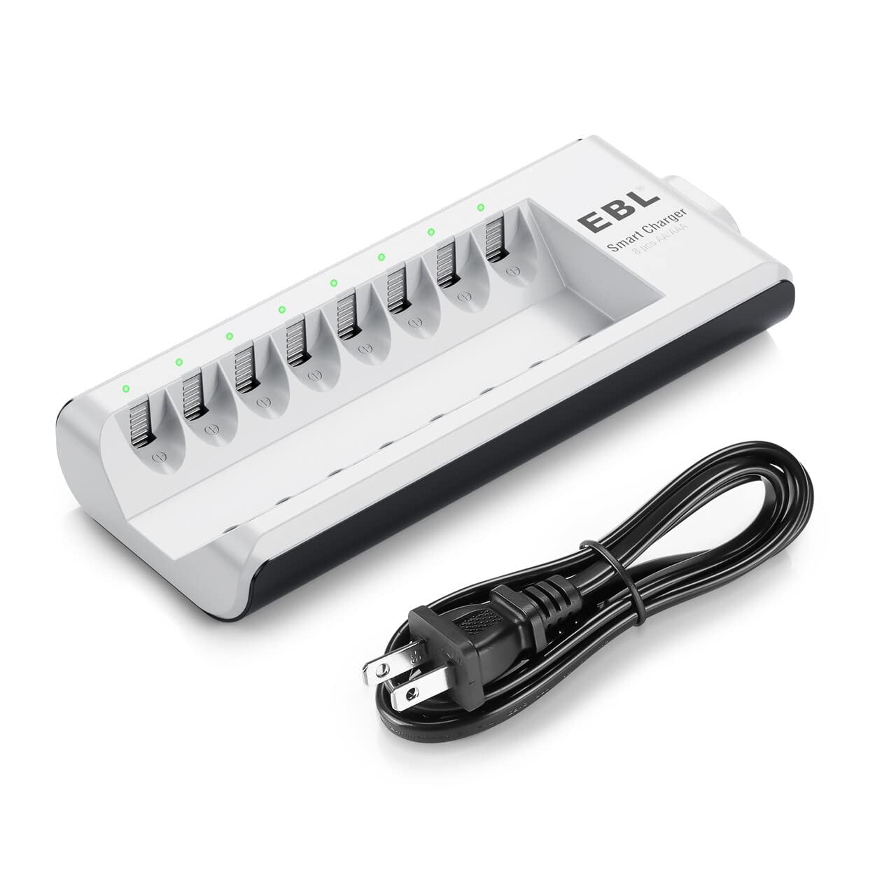 Cargador De Batería Ebl Ebl-c9042w De Carga Rápida De 8 Bahías