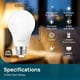 thumbnail image 2 of Lámpara LED A19 Linkind 9W Equiv. 60W 2700K E26 Pack x24, 2 of 3