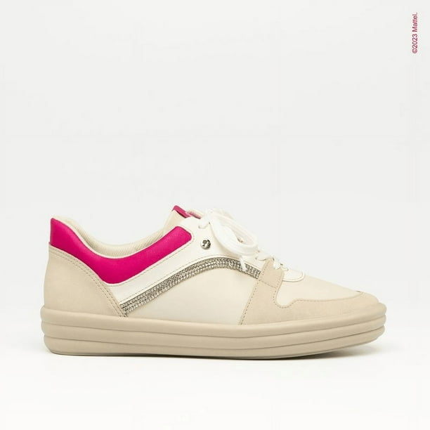 Zapatilla Urbana Mujer Rosa/Beige Barbie Piccadilly