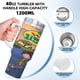 thumbnail image 5 of Los Thornberrys Vaso aislado de acero inoxidable con asa, diseño temático, regalo para familia, amigos y fans; incluye pajita y encaja en el portavasos estándar, 40 oz, 5 of 6