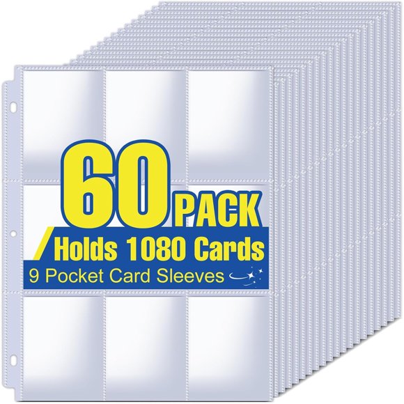 Fundas ZENOWICK para Cartas de 9 Bolsillos, 1080 Cartas