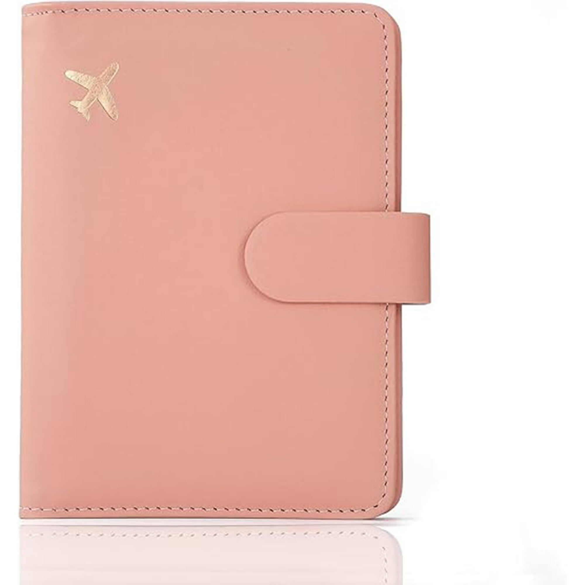 Veat00l - Porta De Pasaporte, Funda Para Pasaporte Con Bloqueo Rfid, Cierre De Banda Elástica, Caja De Pasaporte Para Mujeres Y Hombres, Caja De Pasaporte,caja De Tarjeta De Visita Bolsa