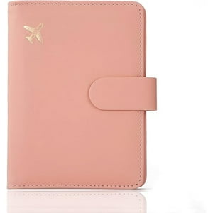 Veat00L - Porta De Pasaporte, Funda Para Pasaporte Con Bloqueo Rfid, Cierre De Banda Elástica, Caja De Pasaporte Para Mujeres Y Hombres, Caja De Pasaporte,Caja De Tarjeta De Visita Bolsa