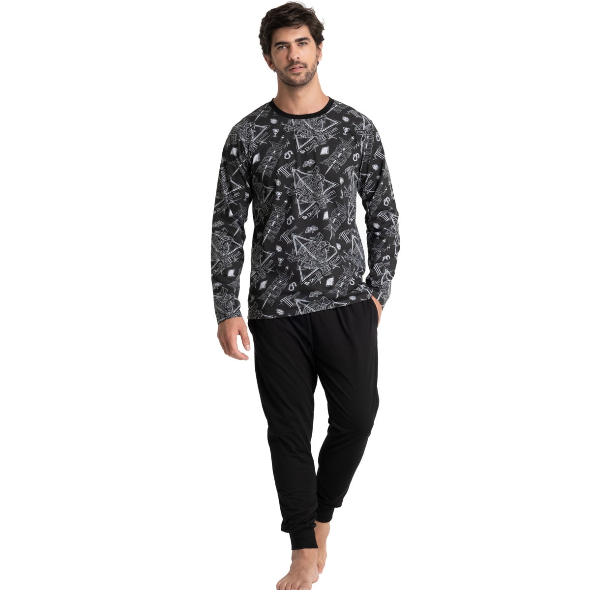 Ropa Pijama Franela Hombre Lider Pijama Hombre Invierno Algodón C2