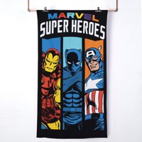Toalla Playa C/Bolso 70X140+33X42 Avengers Heroes