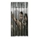 thumbnail image 1 of Cortina de ducha de The Walking Dead, juego de cortinas de baño con ganchos, tamaño 36 x 72 pulgadas, 1 of 3