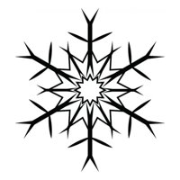 Rienda Libre Graphics - Decomural Christmas Snowflake Xmas Ws-15248