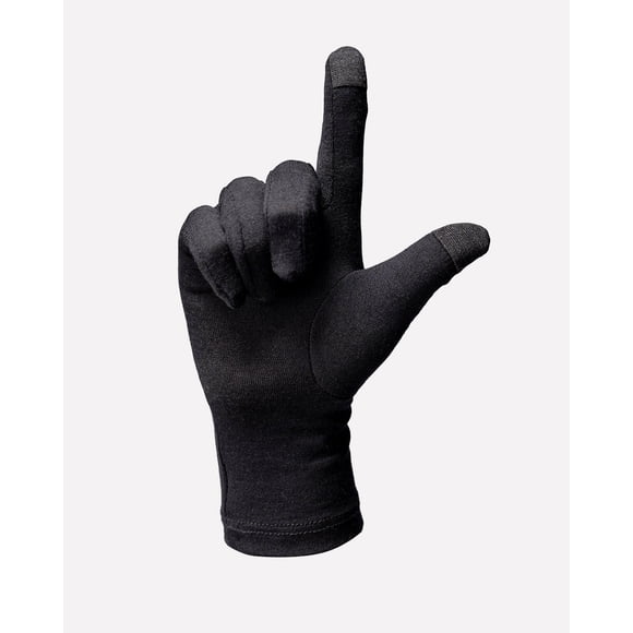 Guante Primera Capa Serrano Lana Merino Negro Atakama Outdoor