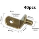 thumbnail image 2 of Clips para estantes MAEXXNA, 40 piezas, metálicos en forma de L, orificio de 18 mm, 2 of 7