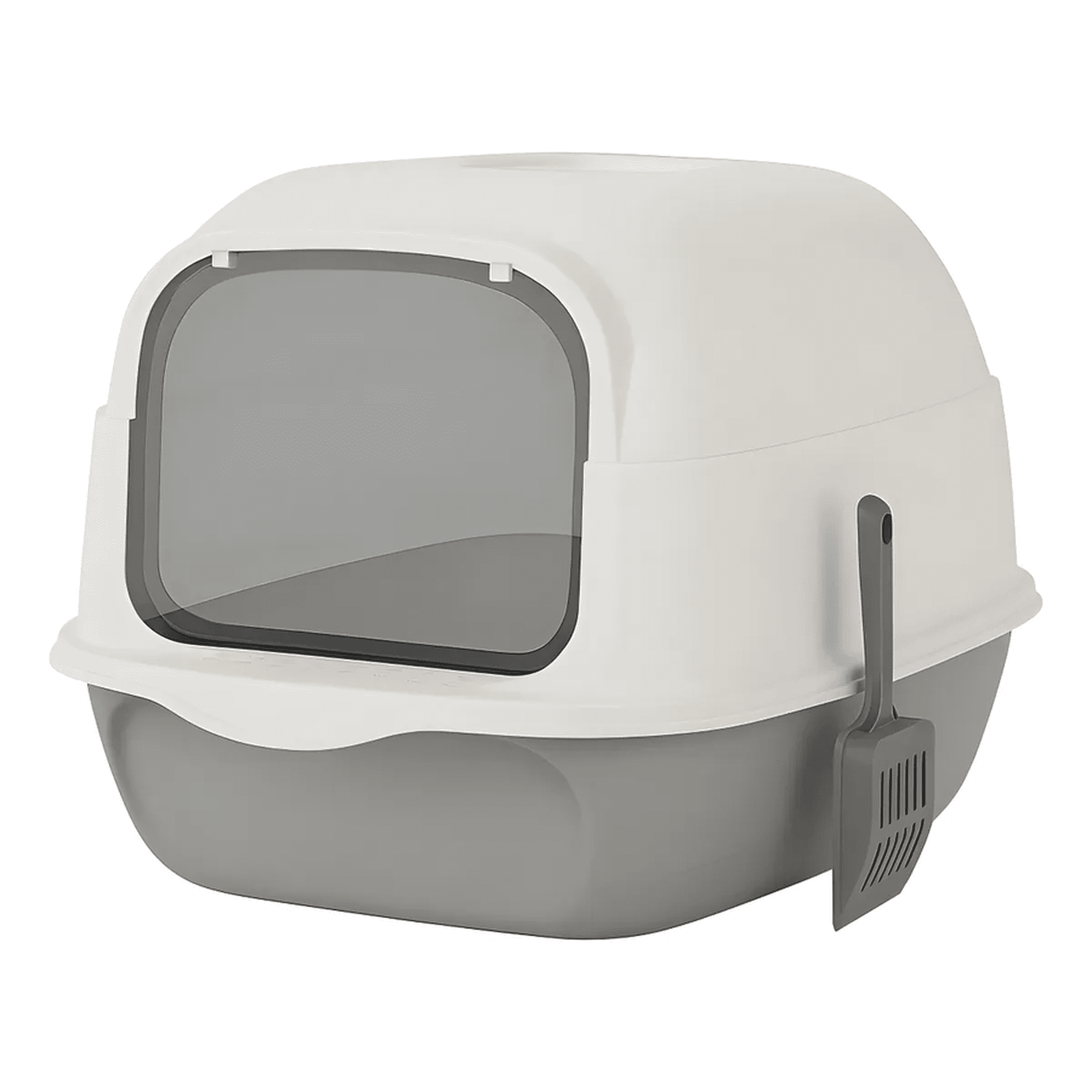 Genérico - Arenero Para Gatos Roro Cerrado Baño Sanitario Caja Arena Gato Roro Color Gris - 1000245
