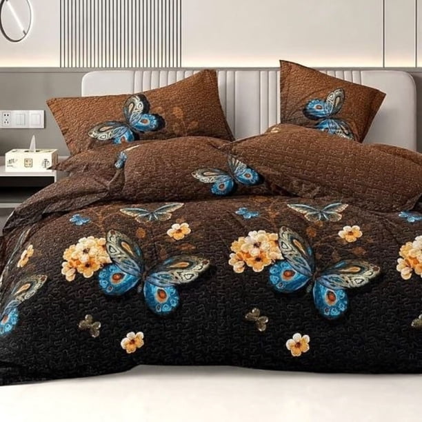 Cubrecama Quilt De Verano De 2 Plazas Medida 230x250cm Delgado + 2 Fundas De Almohada CMV2P-GS-51