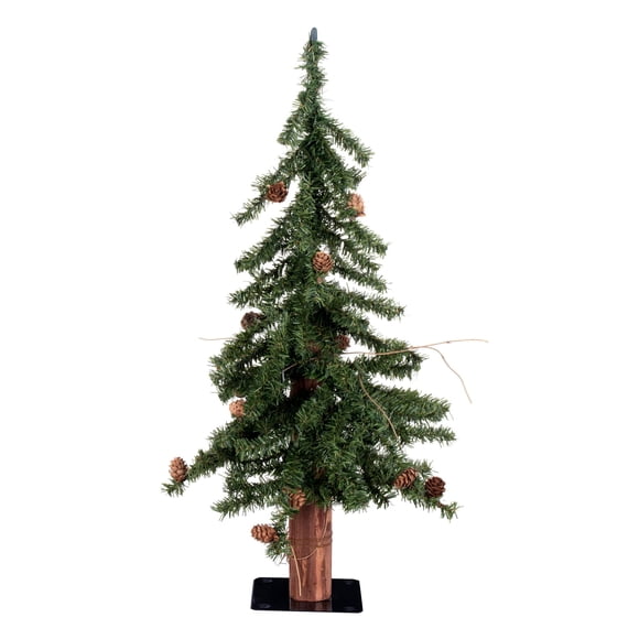 Árbol de Navidad Vickerman Alpine de 60 cm, sin iluminación, con piña de pino