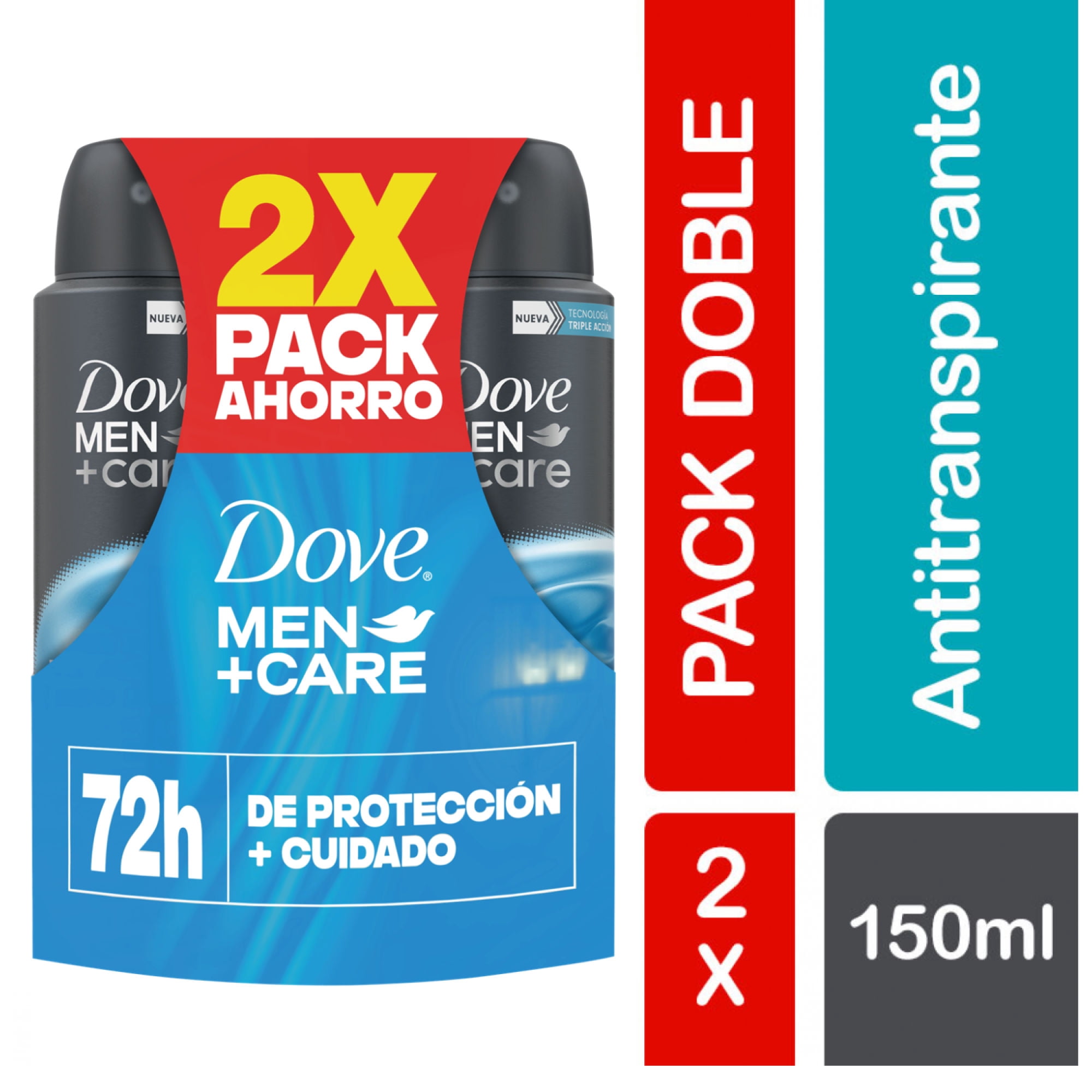 Desodorante Aerosol Dove Men Invisible Dry Y Cuidado Total Hombre