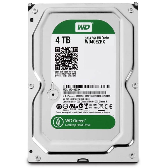 Western Digital WD40EZRX 4TB SATA III 64MB Caché HDD