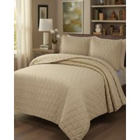 Imac Hogar - Quilt Premium Blanco Boho-Chic Con Pompones 2 Plazas