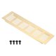 thumbnail image 1 of Uxcell 10"x3" Cubierta de Ventilación Rectangular Rejilla de Puerta Cubierta de Ventilación con Lamas con Tornillos para Gabinete Tono Dorado, 1 of 6