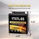 thumbnail image 2 of Batería para motocicleta Daakmax YTX7L-BS 12V 7Ah AGM, 2 of 8